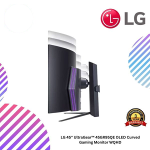 LG 45'' UltraGear™ 45GR95QE OLED Curved Gaming Monitor WQHD