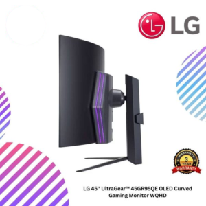 LG 45'' UltraGear™ 45GR95QE OLED Curved Gaming Monitor WQHD