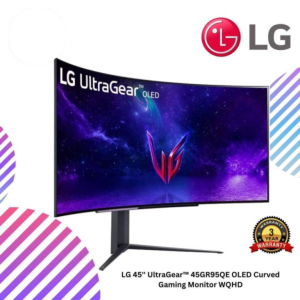 LG 45'' UltraGear™ 45GR95QE OLED Curved Gaming Monitor WQHD