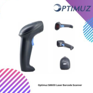 Optimuz S8600 Laser Barcode Scanner - USB