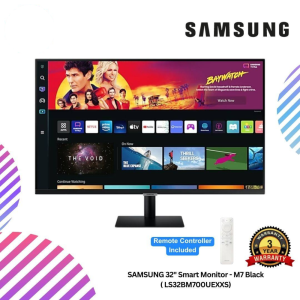 SAMSUNG 32" Smart Monitor - M7 Black (LS32BM700UEXXS)
