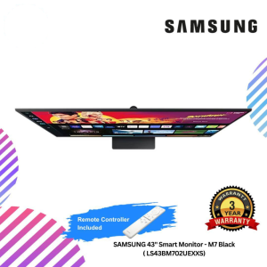 SAMSUNG 43" Smart Monitor - M7 Black ( LS43BM702UEXXS)