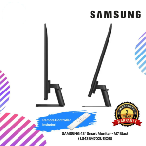 SAMSUNG 43" Smart Monitor - M7 Black ( LS43BM702UEXXS)