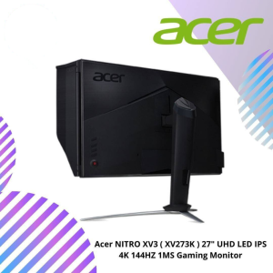 Acer NITRO XV3 ( XV273K ) 27" UHD LED IPS 4K 144HZ 1MS Gaming Monitor ( 2x HDMI , 2x DP, USB HUB 3.0, Audio Out, 3 Yrs Warranty)