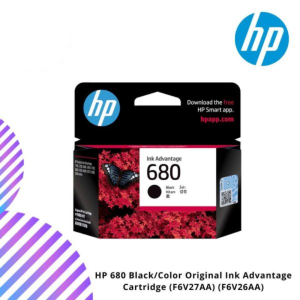 HP 680 Black/Color Original Ink Advantage Cartridge (F6V27AA) (F6V26AA)