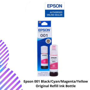 Epson 001 Black/Cyan/Magenta/Yellow Original Refill Ink Bottle