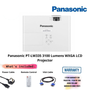 Panasonic PT-LW335 3100 Lumens WXGA LCD Projector