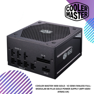 COOLER MASTER V650 GOLD - V2 SEMI-FANLESS FULL-MODULAR 80 PLUS GOLD POWER SUPPLY (MPY-650V-AFBAG-UK)