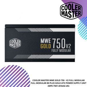 COOLER MASTER MWE Gold 750 - V2 Full Modular 80 PLUS GOLD ATX PSU (MPE-7501-AFAAG-UK)
