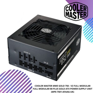 COOLER MASTER MWE Gold 750 - V2 Full Modular 80 PLUS GOLD ATX PSU (MPE-7501-AFAAG-UK)