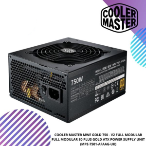 COOLER MASTER MWE Gold 750 - V2 Full Modular 80 PLUS GOLD ATX PSU (MPE-7501-AFAAG-UK)