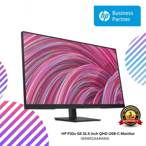 HP P32u G5 31.5 inch QHD USB-C Monitor (64W51AA#AB4)