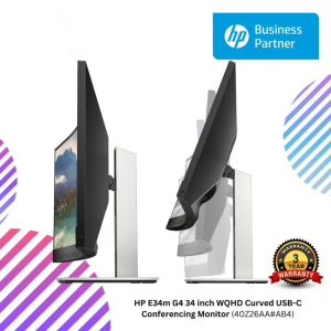HP E34m G4 34 inch WQHD Curved USB-C Conferencing Monitor (40Z26AA#AB4)