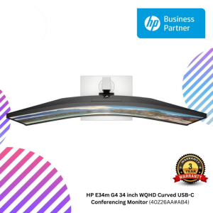 HP E34m G4 34 inch WQHD Curved USB-C Conferencing Monitor (40Z26AA#AB4)