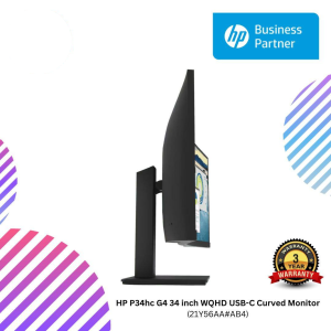 HP P34hc G4 34 inch WQHD USB-C Curved Monitor (21Y56AA#AB4)