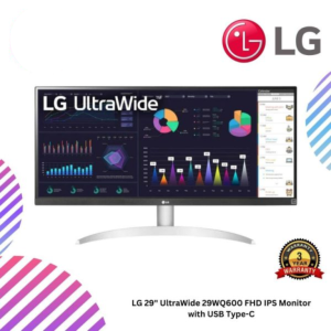 LG 29" UltraWide 29WQ600 FHD IPS Monitor with USB Type-C