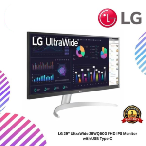 LG 29" UltraWide 29WQ600 FHD IPS Monitor with USB Type-C