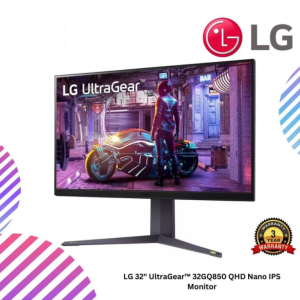 LG 32" UltraGear™ 32GQ850 QHD Nano IPS Monitor