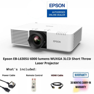 Epson EB-L630SU 6000 lumens WUXGA 3LCD Short Throw Laser Projector