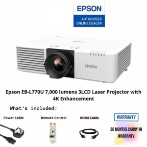 Epson EB-L770U 7,000 lumens 3LCD Laser Projector with 4K Enhancement