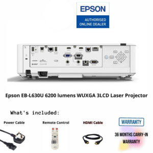 Epson EB-L630U 6200 lumens WUXGA 3LCD Laser Projector
