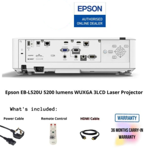 Epson EB-L520U 5200 lumens WUXGA 3LCD Laser Projector