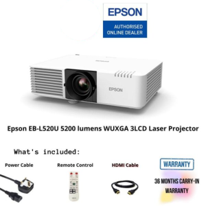 Epson EB-L520U 5200 lumens WUXGA 3LCD Laser Projector