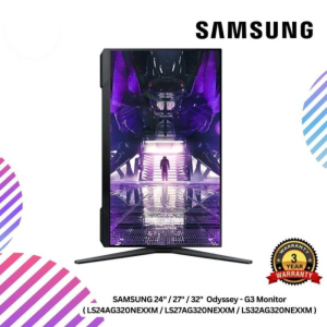 SAMSUNG 24" / 27" / 32"  Odyssey - G3 Monitor ( LS24AG320NEXXM / LS27AG320NEXXM / LS32AG320NEXXM )