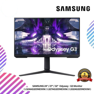 SAMSUNG 24" / 27" / 32"  Odyssey - G3 Monitor ( LS24AG320NEXXM / LS27AG320NEXXM / LS32AG320NEXXM )
