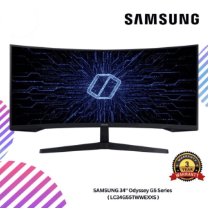 SAMSUNG 34" Odyssey G5 Series Monitor ( LC34G55TWWEXXS )