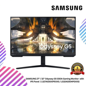 SAMSUNG 27" / 32" Odyssey G5 G50A Gaming Monitor  with IPS Panel  ( LS27AG500PEXXS / LS32AG504PEXXS)