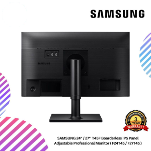 SAMSUNG 24" / 27"  T45F Boarderless IPS Panel Adjustable Professional Monitor ( F24T45 / F27T45 )