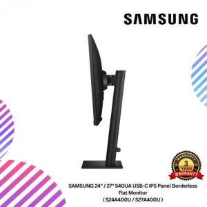 SAMSUNG 24" / 27" S40UA USB-C IPS Panel Borderless Flat Monitor ( S24A400U / S27A400U )