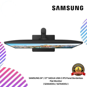 SAMSUNG 24" / 27" S40UA USB-C IPS Panel Borderless Flat Monitor ( S24A400U / S27A400U )