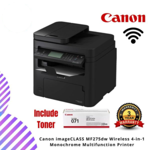 Canon imageCLASS MF275dw Wireless 4-in-1 Monochrome Multifunction Printer - Print, Scan, Copy, Fax