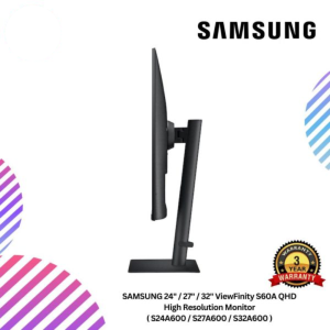 SAMSUNG 24" / 27" / 32" ViewFinity S60A QHD High Resolution Monitor ( S24A600 / S27A600 / S32A600 )