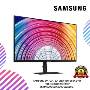 SAMSUNG 24" / 27" / 32" ViewFinity S60A QHD High Resolution Monitor ( S24A600 / S27A600 / S32A600 )