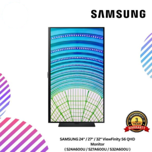 SAMSUNG 24" / 27" / 32" ViewFinity S6 QHD Monitor ( S24A600U / S27A600U / S32A600U )