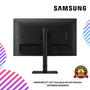 SAMSUNG 27" / 32" innovative 4K UHD Monitor  (S27A800) (S32A800)