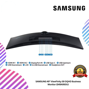 SAMSUNG 49" ViewFinity S9 DQHD Business Monitor (S49A950U)