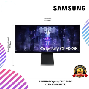 SAMSUNG Odyssey OLED G8 34" Monitor ( LS34BG850SEXXS )
