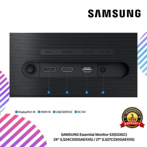 SAMSUNG Essential Monitor S3(S33GC) 24" (LS24C330GAEXXS) / 27" (LS27C330GAEXXS)