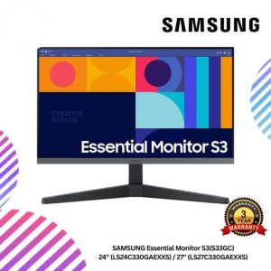 SAMSUNG Essential Monitor S3(S33GC) 24" (LS24C330GAEXXS) / 27" (LS27C330GAEXXS)