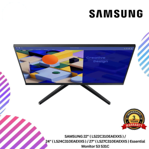 SAMSUNG 22" ( LS22C310EAEXXS ) / 24" ( LS24C310EAEXXS ) / 27" ( LS27C310EAEXXS ) Essential Monitor S3 S31C