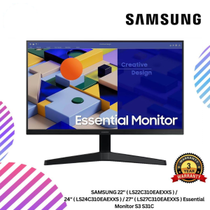 SAMSUNG 22" ( LS22C310EAEXXS ) / 24" ( LS24C310EAEXXS ) / 27" ( LS27C310EAEXXS ) Essential Monitor S3 S31C