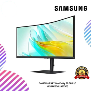SAMSUNG 34" ViewFinity S6 S65UC Monitor (LS34C650UAEXXS)