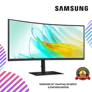 SAMSUNG 34" ViewFinity S6 S65UC Monitor (LS34C650UAEXXS)