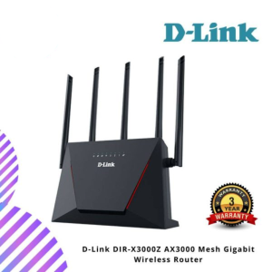 D-Link DIR-X3000Z AX3000 Mesh Gigabit Wireless Router