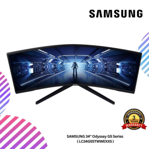 SAMSUNG 34" Odyssey G5 Series Monitor ( LC34G55TWWEXXS )