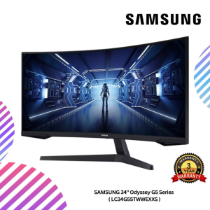 SAMSUNG 34" Odyssey G5 Series Monitor ( LC34G55TWWEXXS )